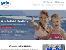 Tablet Screenshot of grin-dental.com